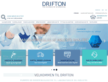 Tablet Screenshot of drifton.dk